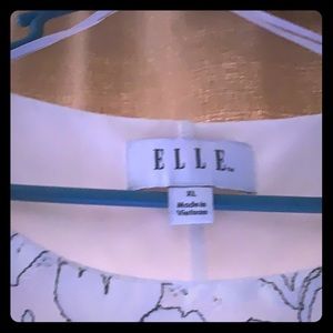 Elle white lace blouse